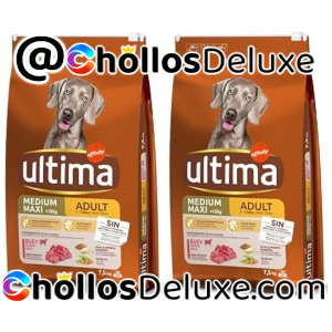 2x Ultima Medium-Maxi Adult Buey 7,5kg