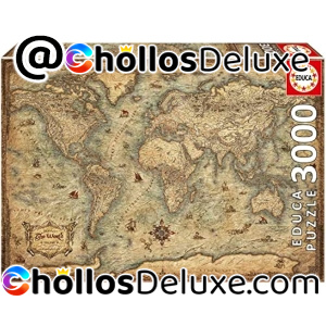 Educa Puzzle 3000 Piezas Mapamundi 120x85cm