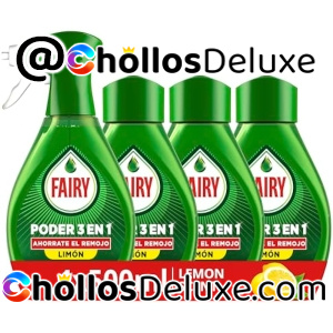 Fairy Poder 3 en 1 Limón Spray +3 Recambios