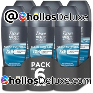 6x Dove Men+Care Advanced Roll-On Desodorante Hombre