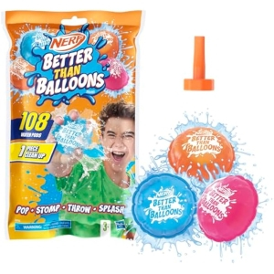Nerf Better Than Balloons Cápsulas Agua Reutilizables 108 Unidades