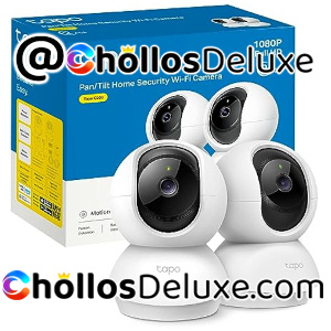 Tapo C200P2 Pack 2 Cámaras Vigilancia WiFi 360° Full HD