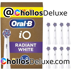 8x Oral-B iO Radiant White Cabezales