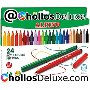 24 Rotuladores Alpino Tinta Lavable