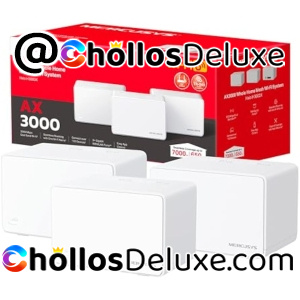 3x Mercusys Halo H3000X Router Mesh WiFi 6 AX3000