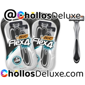 6x BIC Flex4 Maquinillas Desechables