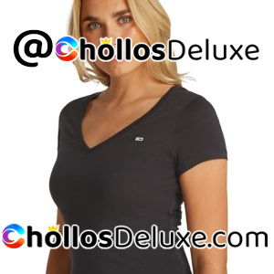 Tommy Jeans Camiseta Mujer Slim Manga Corta
