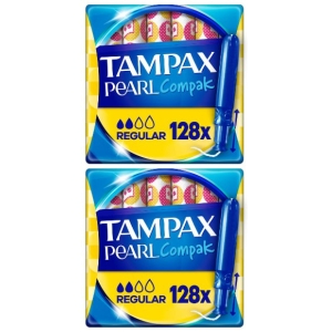 256x Tampax Compak Pearl Regular Tampones +Aplicador