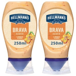 2x Hellmann's Salsa Brava Bocabajo 250ml