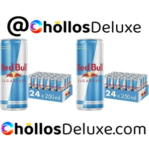 48x Latas Red Bull Sin Azúcar Bebida Energética 250ml