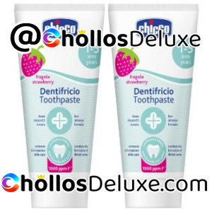 2x Chicco Pasta Dientes Niños Fresa +1 Año 50ml