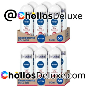 12x Nivea Dry Comfort Roll-On Desodorantes