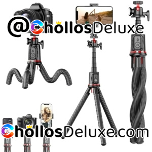 Mini Trípode Móvil 3 en 1 Cámara Flexible Control Remoto 360°
