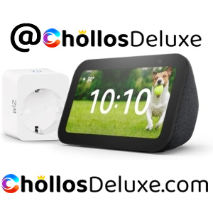 Amazon Echo Show 5 (3ª Generación) +Enchufe Inteligente WiZ Kit Hogar Digital