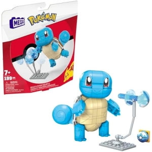 Mega Construx Pokémon Construye Y Muestra Squirtle 180 Bloques