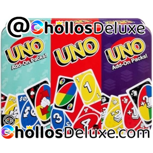 UNO +2 Packs Expansión Caja Metálica