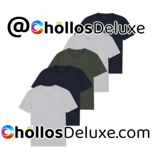 5x Pier One Camiseta Básica Hombre