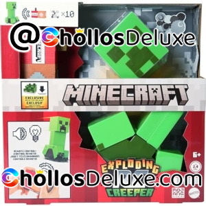 Mattel Minecraft Creeper Explosivo Figura Acción Teledirigida