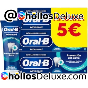 9x Oral-B Advanced Prevención Sarro Pasta Dientes