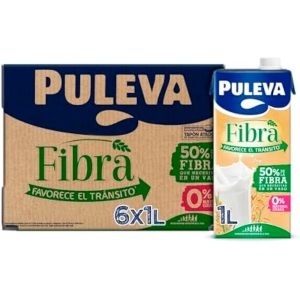 6x Puleva Leche con Fibra Briks 1L