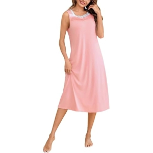Camisón Mujer Largo Sin Mangas