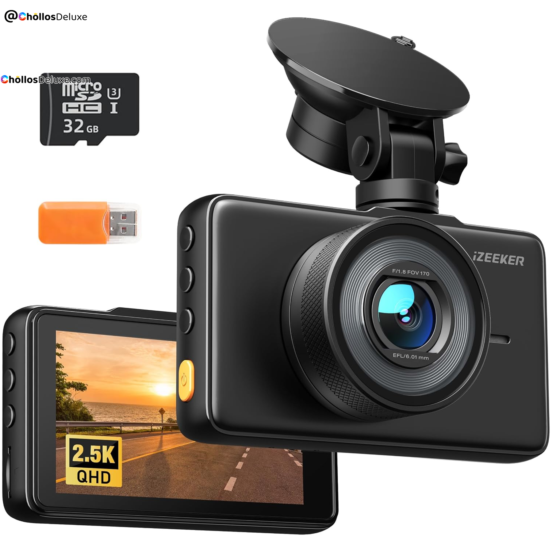 Izeeker GD100 Cámara de Coche 2.5K