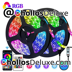 Tira LED RGB 3535 5V 30M Sincronización Música