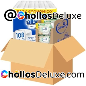 640x Papel Higiénico Húmedo Colhogar +108 Rollos Albor
