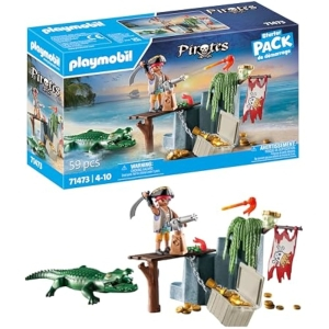 Playmobil Pirata con Cocodrilo