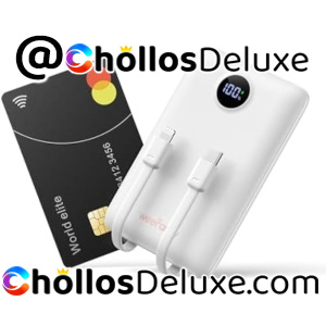 Powerbank 10000mAh +Cables Integrados PD 22.5W