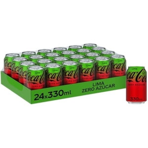 24x Coca-Cola Zero Azucar Lima 330ml