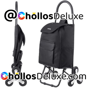 Carro Compra Plegable 36L 6 Ruedas Subir Escaleras