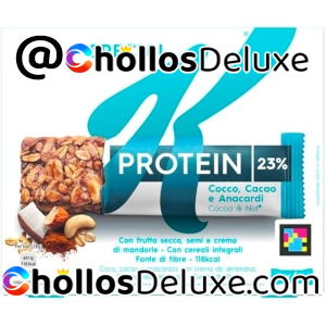 2x Kellogg's Special K 4 Barritas Proteína Coco Cacao Anacardos 28g