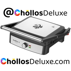 RoastZen 2-2200W Sandwichera Grill Eléctrica Tostadora Horizontal