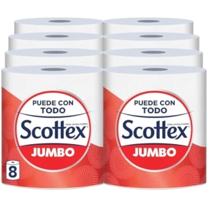 Scottex Jumbo Papel Cocina 8 Rollos