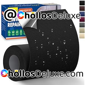 Parche Adhesivo Tela 10x200cm Impermeable Reparación Muebles y Exteriores