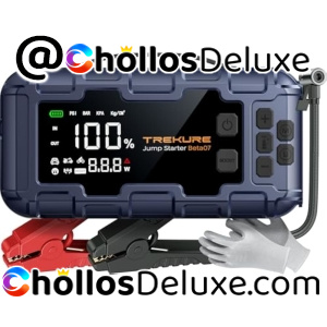 Trekure 8 en 1 Arrancador Batería Coche +Compresor Aire 6000A 45W PD