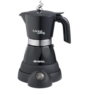 Ariete Cafetera Moka Eléctrica 4 Tazas 400W Base Inalámbrica