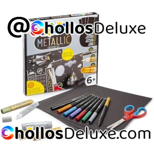 Carioca Set Creativo Metálico Caja 17 Piezas con Cartulinas 3D