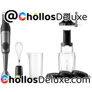 Philips Serie 5000 Batidora Mano 1200W +Accesorios Spiralizer y Picadora XL