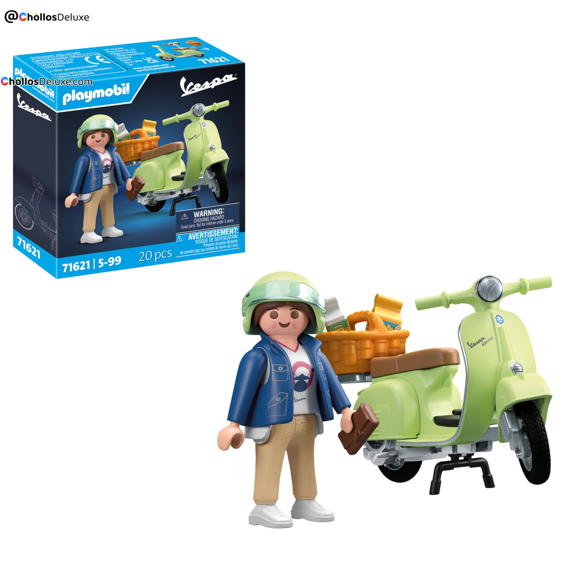 Playmobil Vespa 150 Sprint Veloce Verde