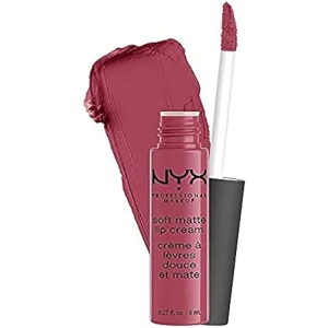 NYX Soft Matte Lip Cream Pintalabios Acabado Mate Tono Bubblegum Pink