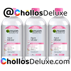 3x Garnier Skin Active Agua Micelar Todo en Uno 700ml