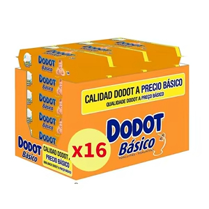 16x Dodot Básico Toallitas Bebé 864 Uds Pack Ahorro