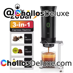 Cafetera Espresso Portátil 3 en 1