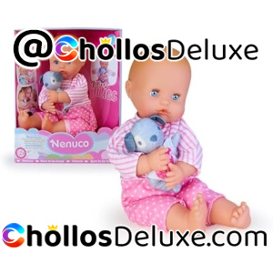 Nenuco Mimosón Muñeco 42cm Cuerpo Blando +Peluche Pijama Rosa