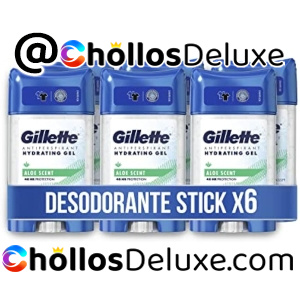 6x Gillette Hydra Gel Desodorante Aloe 70ml