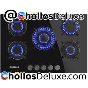 Cecotec Bolero Squad G 5200S Placa Gas 5 Fuegos WOK 11000W