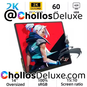 ZSUS Monitor Portátil 14" 2K IPS