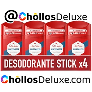 4x Old Spice Whitewater Desodorante En Barra Hombre 50ml